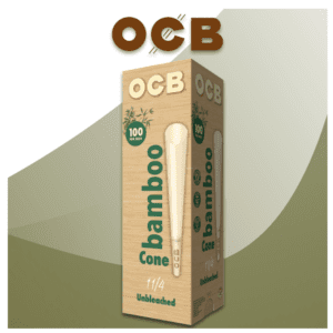 OCB PRE-ROLLED BAMBOO TOWER CONES 1 1/4 - 100CT
