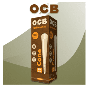 OCB PRE-ROLLED VIRGIN TOWER CONES 1 1/4 - 100CT