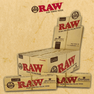 RAW MASTERPIECE CLASSIC 1 1/4 PAPERS WITH PRE-ROLLED TIPS - 24CT