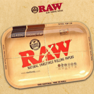 RAW SMALL METAL ROLLING TRAY (RAW-TRAY6) (RRT2)