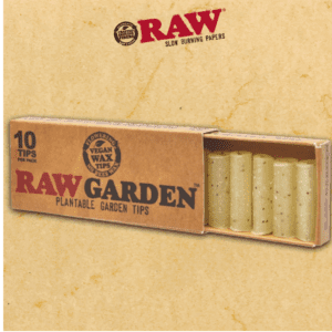 RAW GARDEN PLANTABLE TIPS 10 COUNT - 20CT DISPLAY