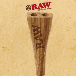 RAW DOUBLE BARREL WOODEN CIGARETTE HOLDER (KING SIZE)
