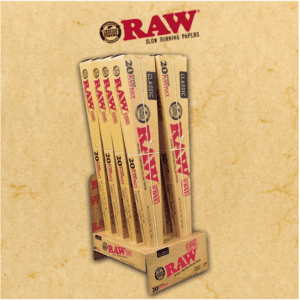 RAW CLASSIC 20 STAGE RAWKET LAUNCHER CONES - 8CT (RAW65)