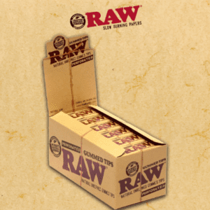 RAW PERFORATED GUMMED TIPS - 24CT (RAW46)