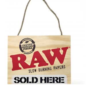 RAW WOOD PAINTED SIGN - SOLD HERE