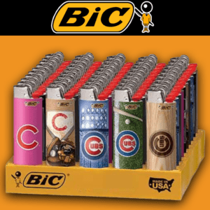 BIC CHICAGO CUBS LIGHTER DISPLAY - 50CT