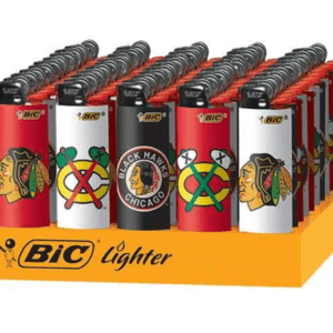 BIC NHL CHICAGO BLACKHAWKS LIGHTER DISPLAY - 50CT