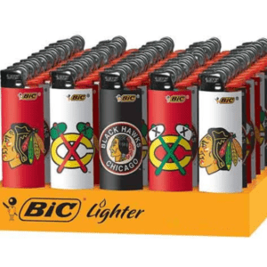 BIC NHL CHICAGO BLACKHAWKS LIGHTER DISPLAY - 50CT