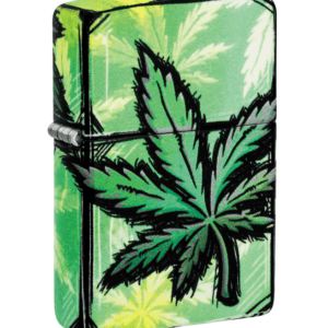ZIPPO 2D CANNABIS DESIGN LIGHTER