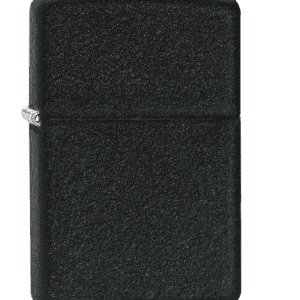 ZIPPO BLACK CRACKLE LIGHTER