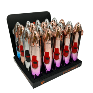 CLICKIT ROCKET LIGHTER TORCH - DISPLAY OF 20