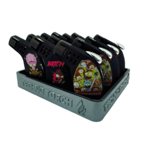 TECHNO TORCH CARTOON CHARACHTERS DESIGN LIGHTER - 12CT DISPLAY