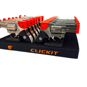 PISTOL MIX DESIGN LIGHTER - 16CT DISPLAY
