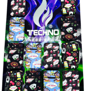 TECHNO QUAD TORCH GAS GUN LIGHTER YODA BACKWOODS - DISPLAY OF 15 (Copy)