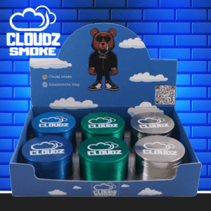 CLOUDZ SMOKE 63MM ORIGINAL GRINDER - DISPLAY OF 6