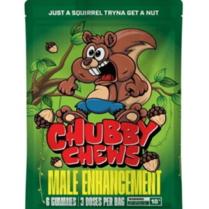CHUBBY CHEWS 6-PACK MALE ENHANCEMENT GUMMIES - DISPLAY OF 20