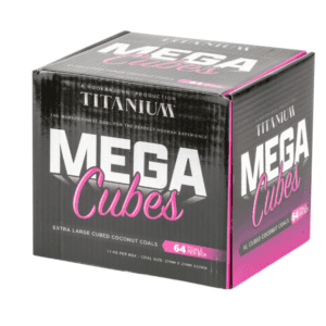 TITANIUM COCONUT CHARCOAL CUBES - 64CT