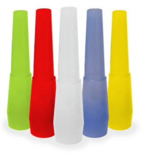 VAPOR PLASTIC HOOKAH DUAL SIDED MOUTHPIECES - 75CT