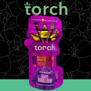 TORCH DIAMOND INFERNO THC-A 2G PRE ROLLS 2-PACK - DISPLAY OF 10