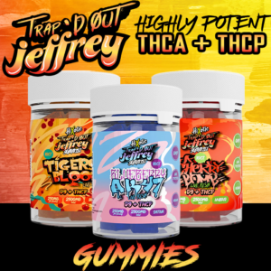 HIXOTIC TRAP'D OUT JEFFREY 1 GRAM THC-A PRE-ROLLS 5PCS - DISPLAY OF 6