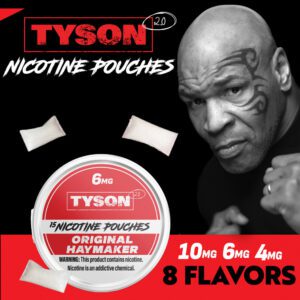 TYSON 2.0 NICOTINE POUCHES - 20CT/5PK