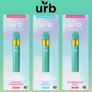 URB THC-A ICED DIAMONDS DISPOSABLE 3ML - 6CT