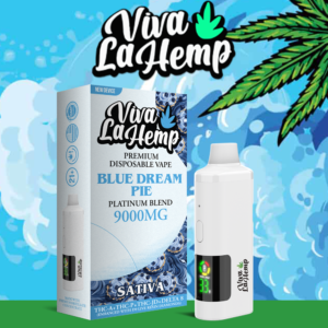 VIVA LA HEMP LIVE RESIN DIAMONDS THC-A PREMIUM BLEND 9G DISPOSABLE - DISPLAY OF 5