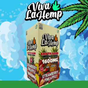 VIVA LA HEMP THC-P EXOTIC BLEND CUBES 1600MG 1-PACK GUMMIES - DISPLAY OF 50