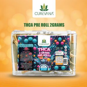 CUREVANA PREMIUM 2G THC-A PRE ROLLS - DISPLAY OF 50