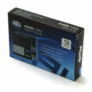 AWS 1KG DIGITAL SCALE 1000 x 0.1G - MIXED COLORS