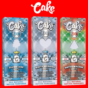 CAKE 3GM MONEY LINE (THCA+D8LR+THC-XR) DISPOSABLE DEVICE - 5CT