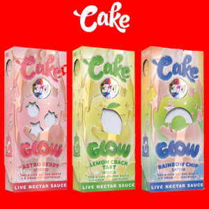 CAKE 3.0 GLOW LIVE NECTOR SAUCE 3G CARTRIDGES - DISPLAY OF 5