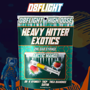 D8 FLIGHT EXOTICS D9+D11 HYD+THCP+THCA DIAMONDS 2ML SO HIGH SAUCE DAB SYRINGE BOX - DISPLAY OF 5