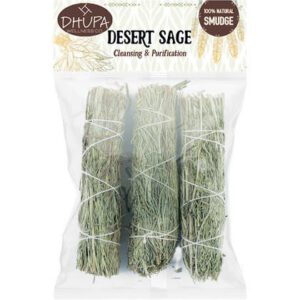 DHUPA DESERT SAGE SMUDGE 4" - 3CT
