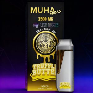 MUHA MEDS LIVE RESIN THC-P BLEND 3.5G DISPOSABLE TRUFFLE BUTTER (SPECIAL PRICE) - DISPLAY OF 5
