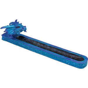 FUJIMA BLUE DRAGON POLYSTONE INCENSE BURNER