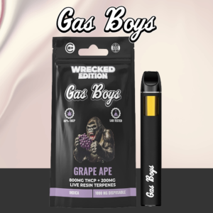 GAS BOYS 1G WRECKED EDITION THC-P LIVE RESIN DISPOSABLE - DISPLAY OF 10
