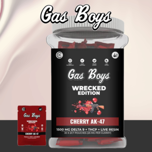 GAS BOYS WRECKED EDITION 50MG THC-P BLEND 2-PACK GUMMIES - JAR OF 30