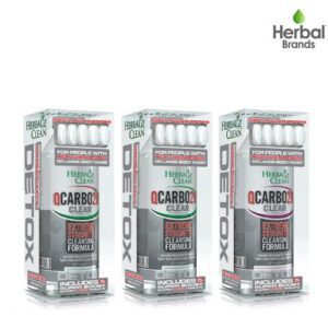 HERBAL CLEAN QCARBO CLEAR DETOX - 20 OZ - WITH 5-TABLETS