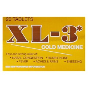 XL-3 Cold Medicine 20 Tab