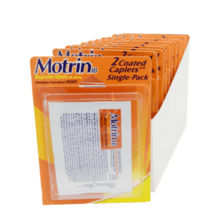 Motrin Blister Pack- 2 Caplets