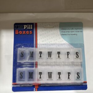 7 Day Pill Boxes Set