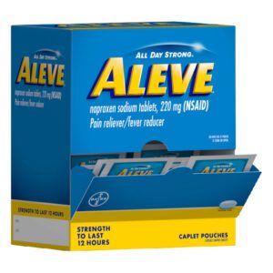 Aleve Coated Caplet 25 Pouches