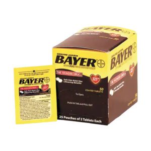 Bayer Asprin 25 Pouches 2pk