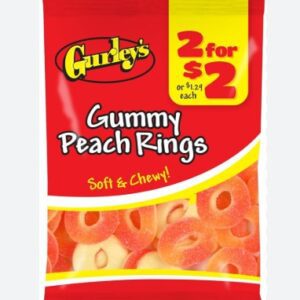 Gurley's Gummy Peach Rings