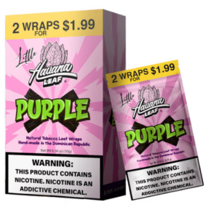 Havana Leaf Wraps Purple