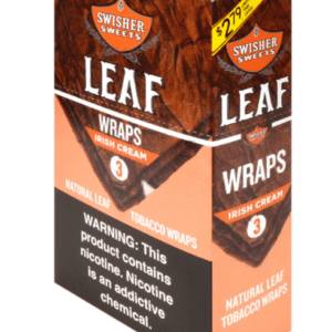 Swisher Sweet Leaf Wraps Irish Crea
