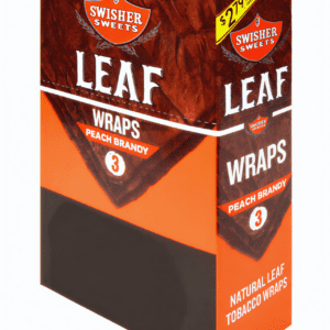 Swisher Sweet Leaf Wraps Peach Bran