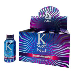 K-SHOT NU KRATOM + NOOTROPIC EXTRACT SHOT 59ML - 12CT DISPLAY