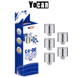 YOCAN C4-DE PLUS CERAMIC & DE REPLACEMENT COILS - 5CT DISPLAY